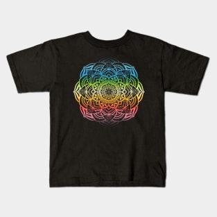 Queer Pride Mandala Kids T-Shirt